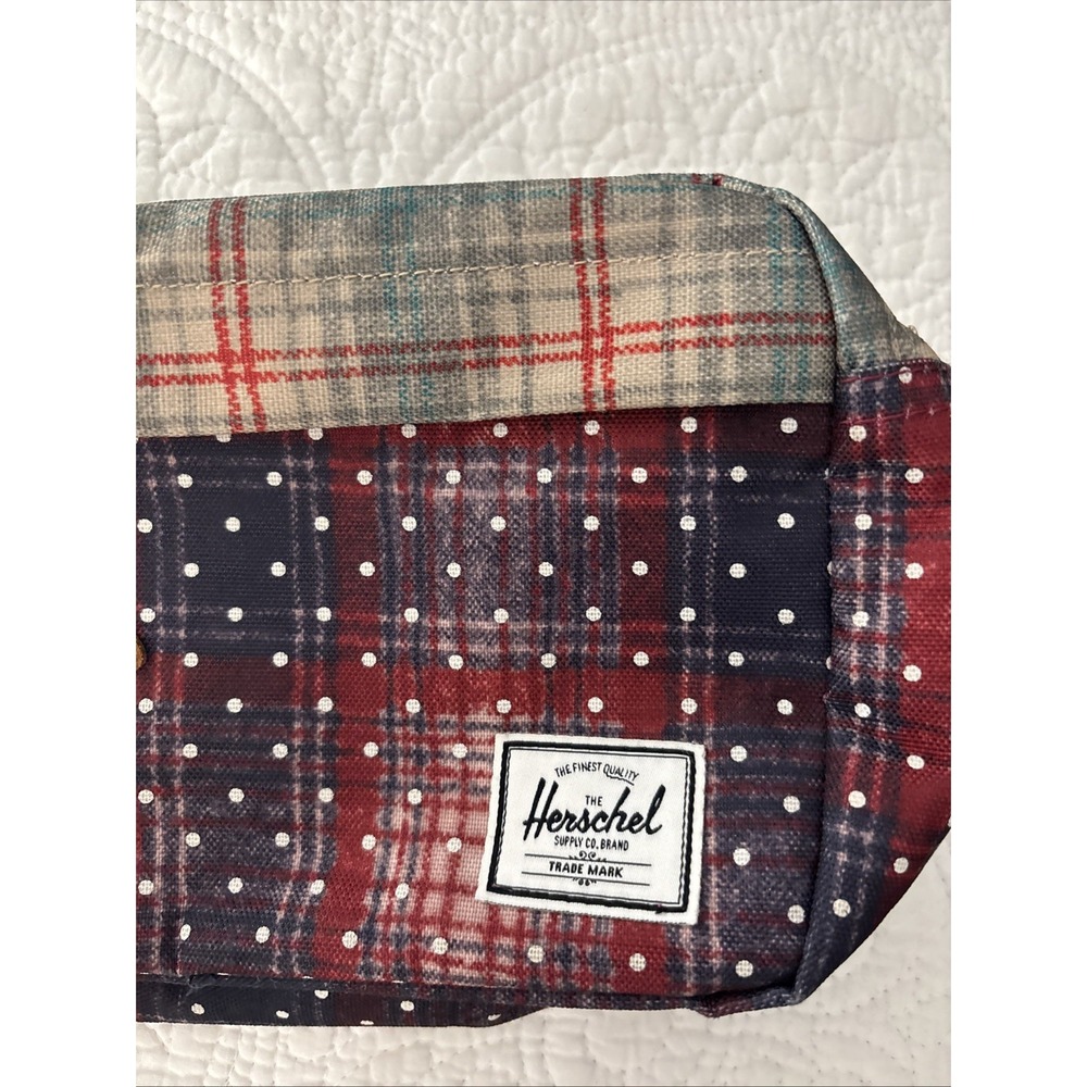 Herschel Supply Company, Plaid And Patterned Travel Tote 9" X 6" - Picture 2 of 9